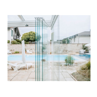 Vetro galleggiante laminato di sicurezza 12 mm 15 mm 19 mm per solarium