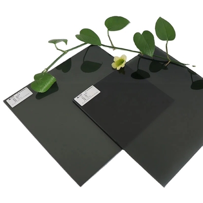 Euro Grigio scuro Grigio galleggiante vetro colorato riflettente galleggiante vetro nero Prezzo di fabbrica Fornitore Produttore 4mm 5mm 5.5mm 6m