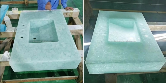 Pattern Flat Edge Jade Glass Technique Riflettività 8,0%